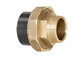 مهره ماسوره یک سر مغزی برنجی