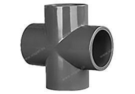 چهار راه چسبی UPVC